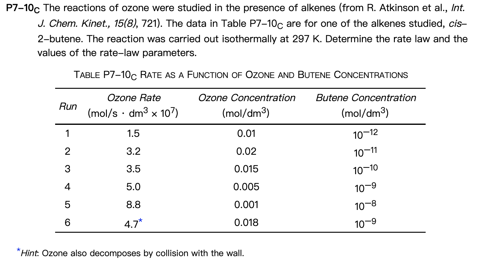 Please solve this using Matlab or Polymath The answers are 6.8 x