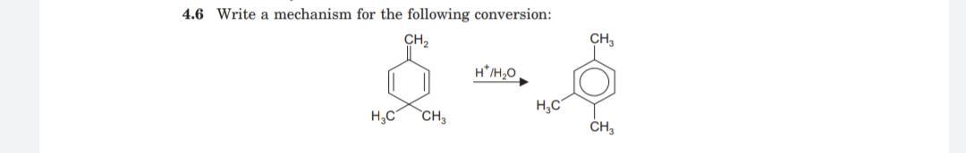 4.6 Write a mechanism for the following conversion: CH2 CH H'HO