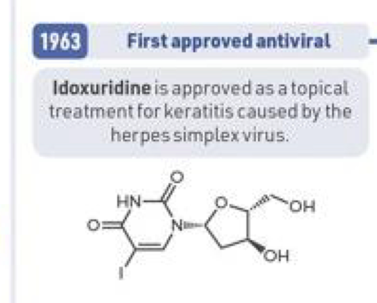  Does idoxuridine have an aromatic ring? 
