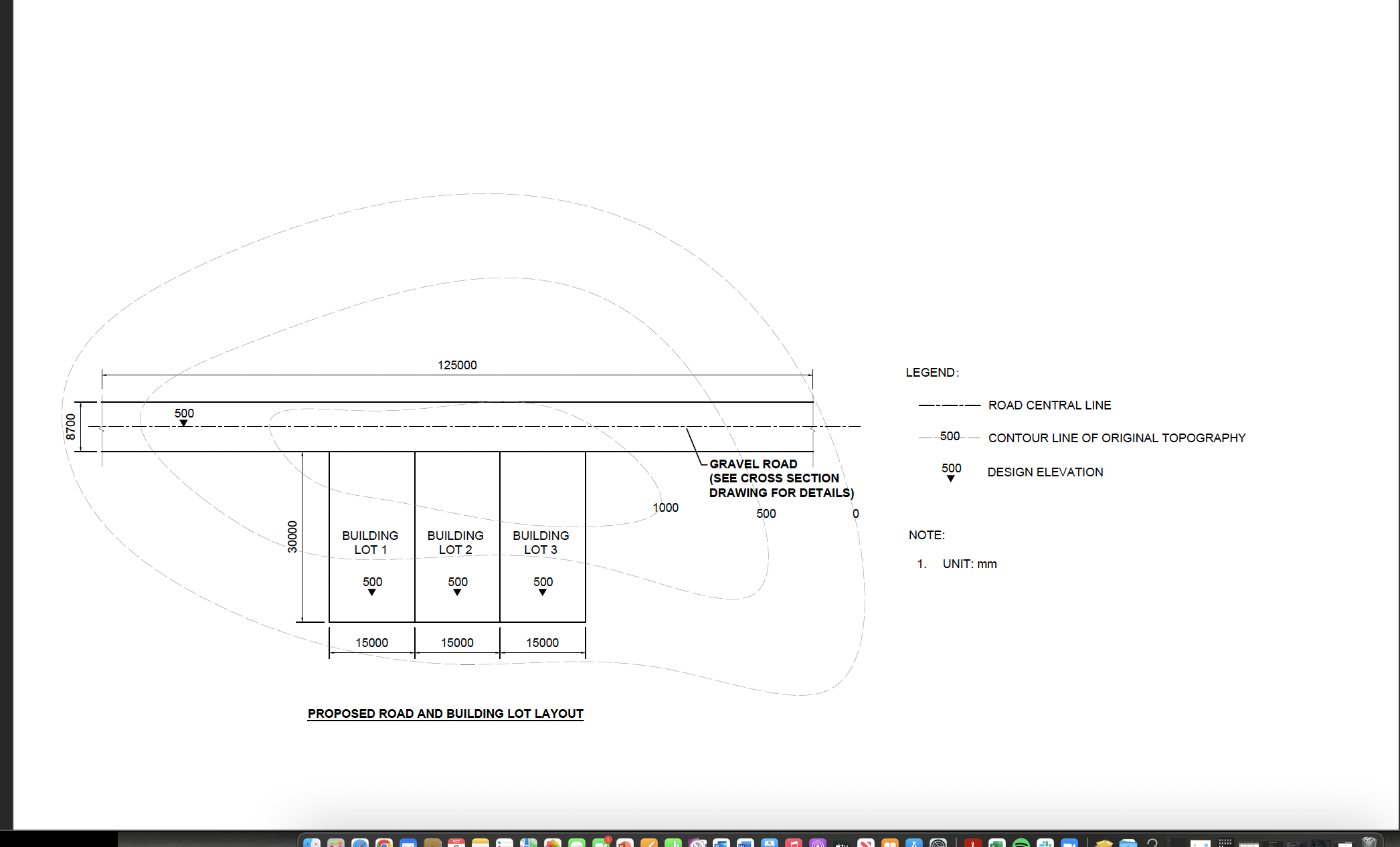 please see attachedPlease present the tables belowFor road:In the table, '+' is