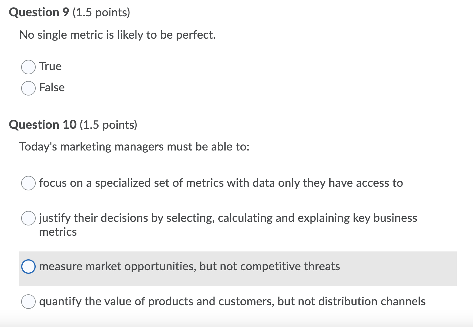 is not an "R" related to your success in class, as discussed