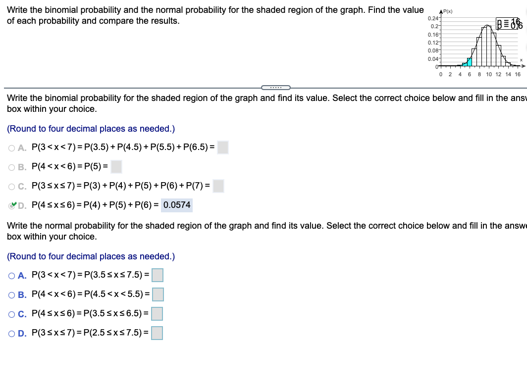 2nd part only (please round the solution to 4 decimal places: Write