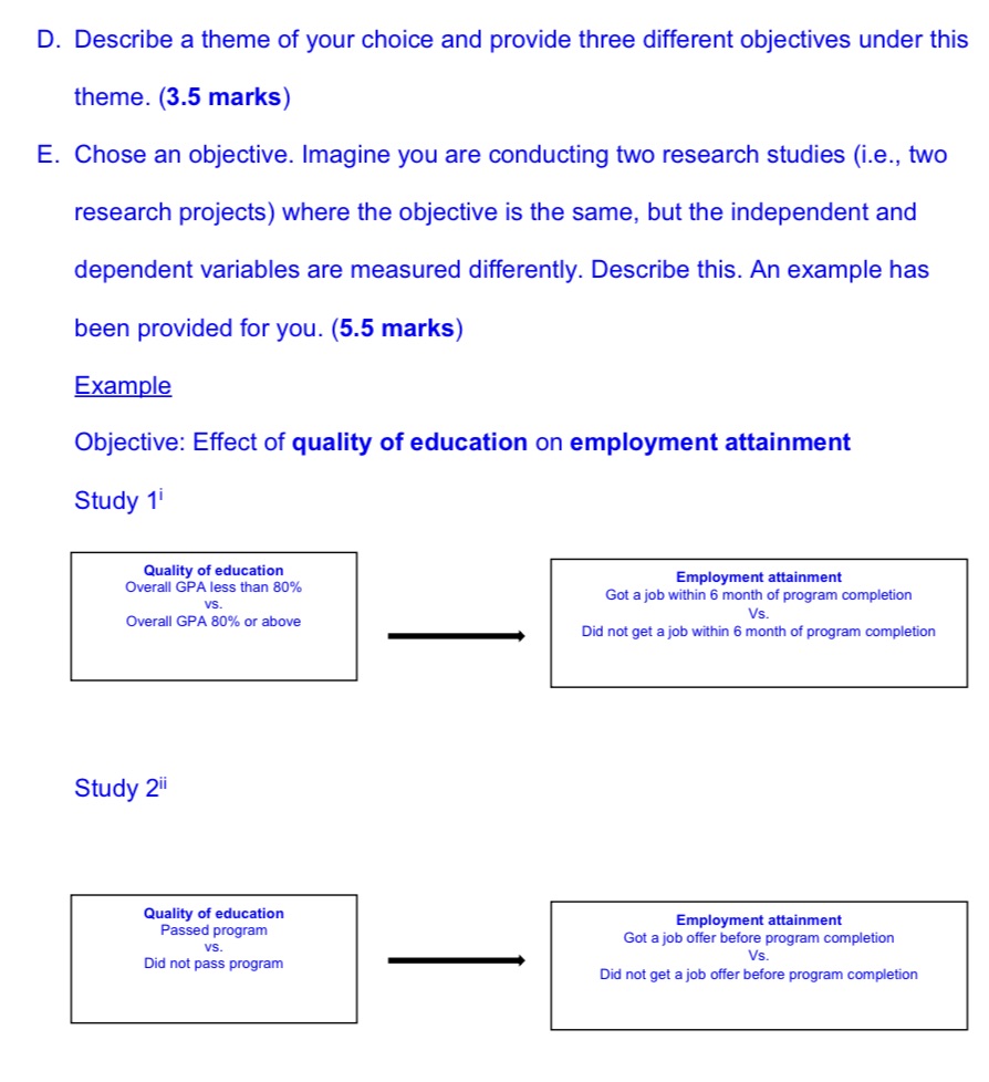 Objective is already given in the question so answer it according to