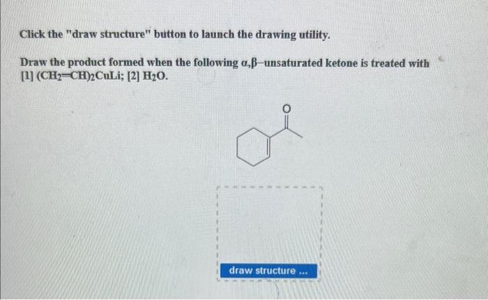  Click the "draw structure" button to launch the drawing utility. Draw