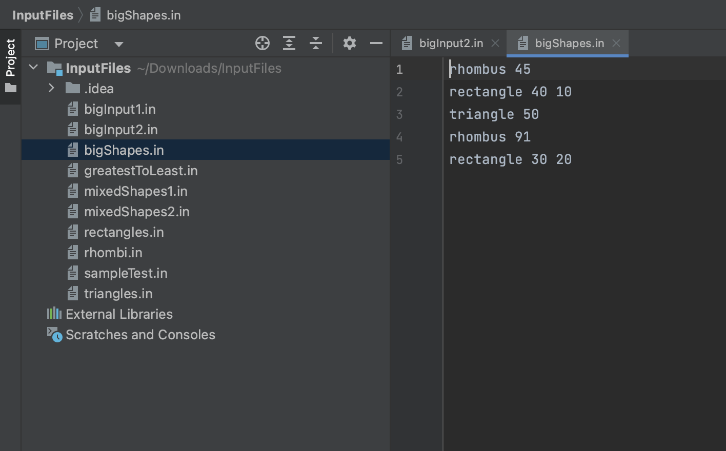 for explanation. and if it's 7 it should look like: *lthk *****