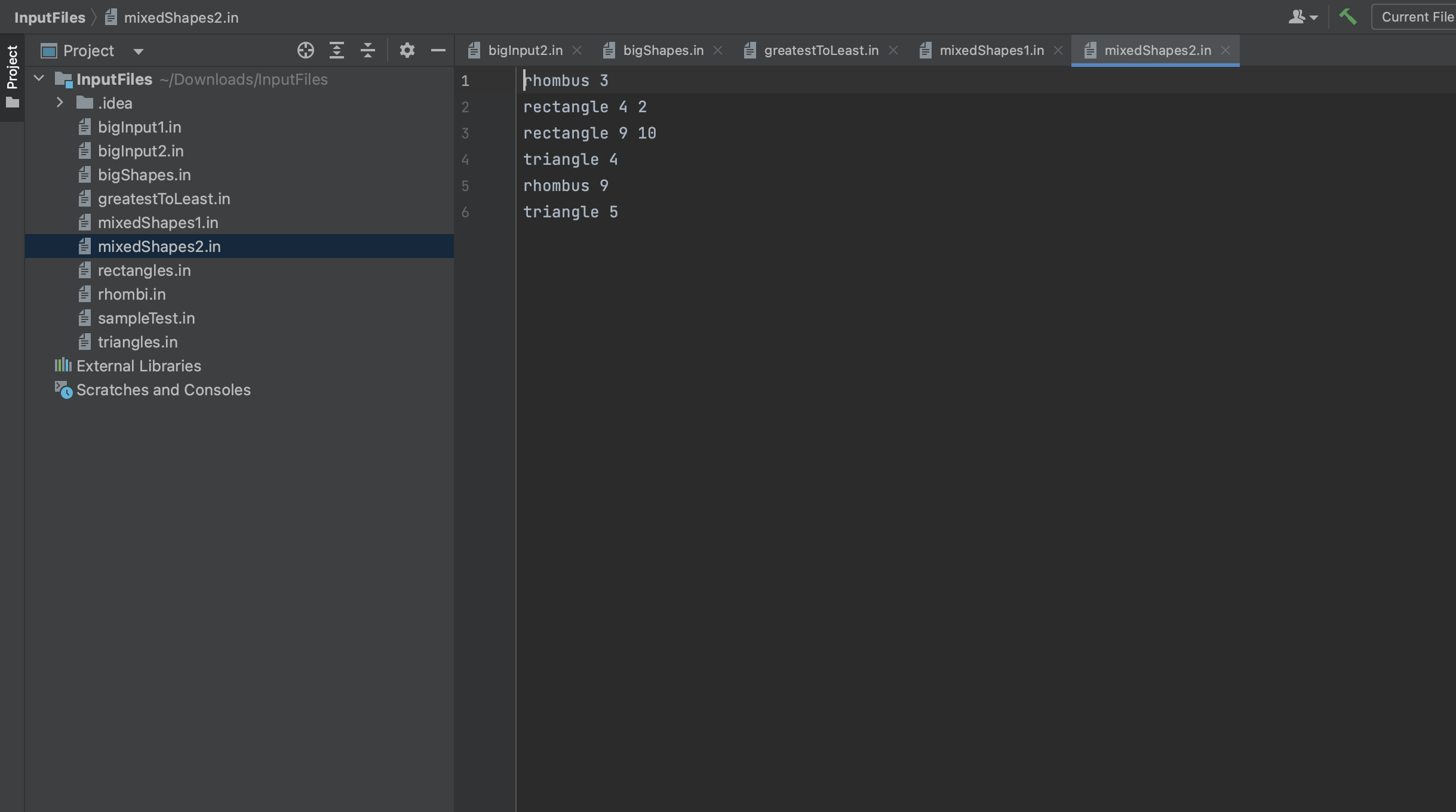 is supplied to its constructor an "IllegalArgumentException\" should be thrown. The asterisks