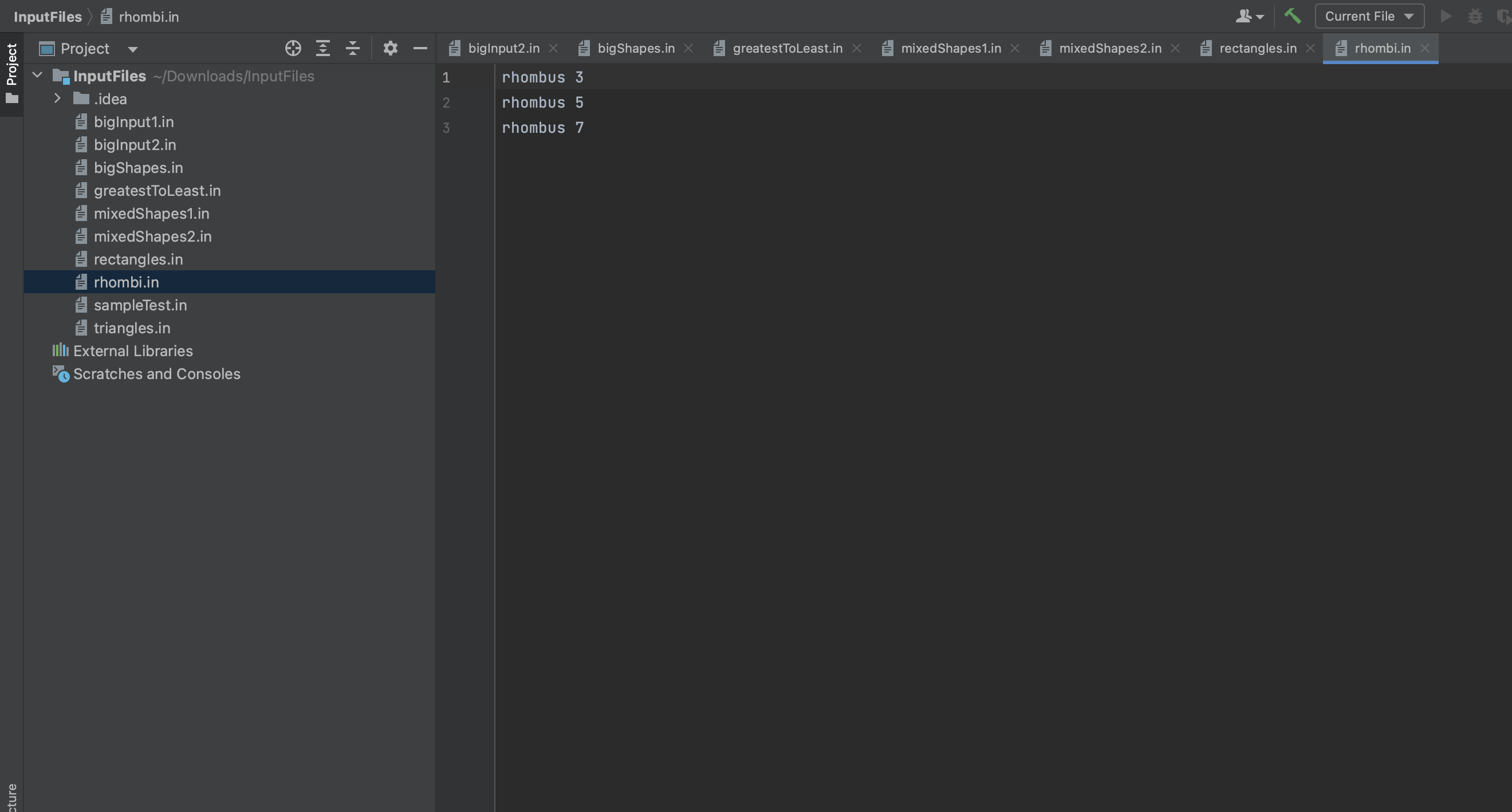 a recursive getShapel} method (similar to the getAreal) method in the lecture