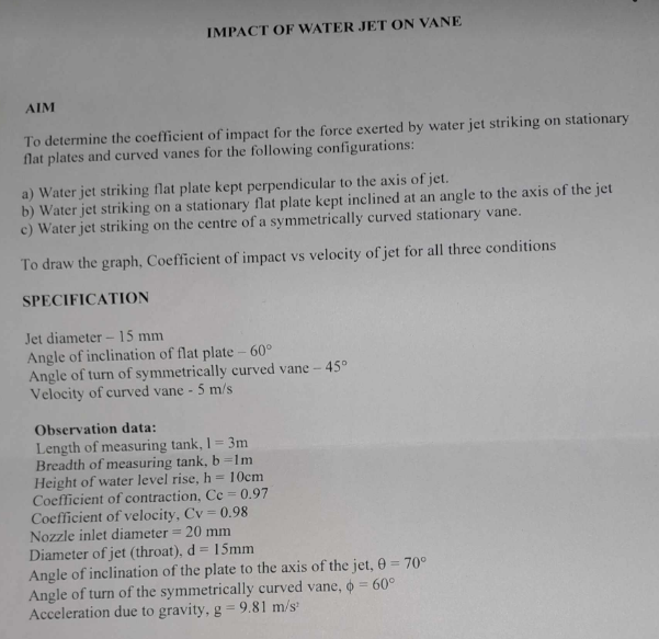 can someone help by giving formulas to complete the table below? IMPACT