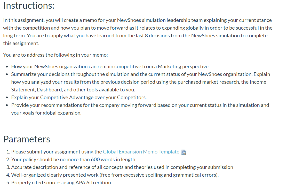  I need help with my assignment for unit 7 Global Analysis