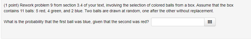 section 3.4 of 1,rour text, involving the selection of a colored ball