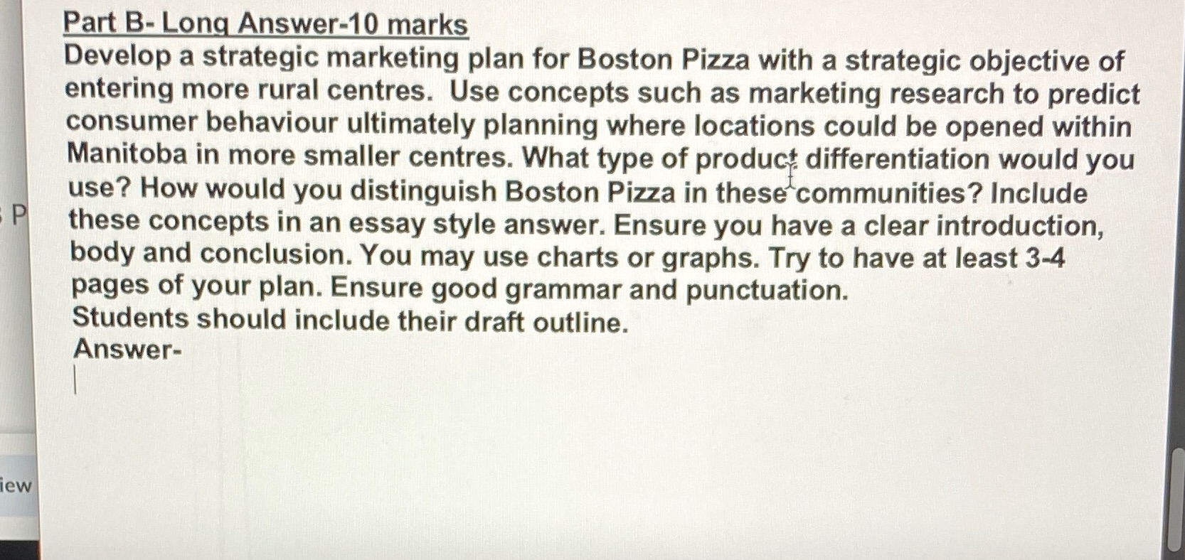 Please this is my final exam i have only half an hour