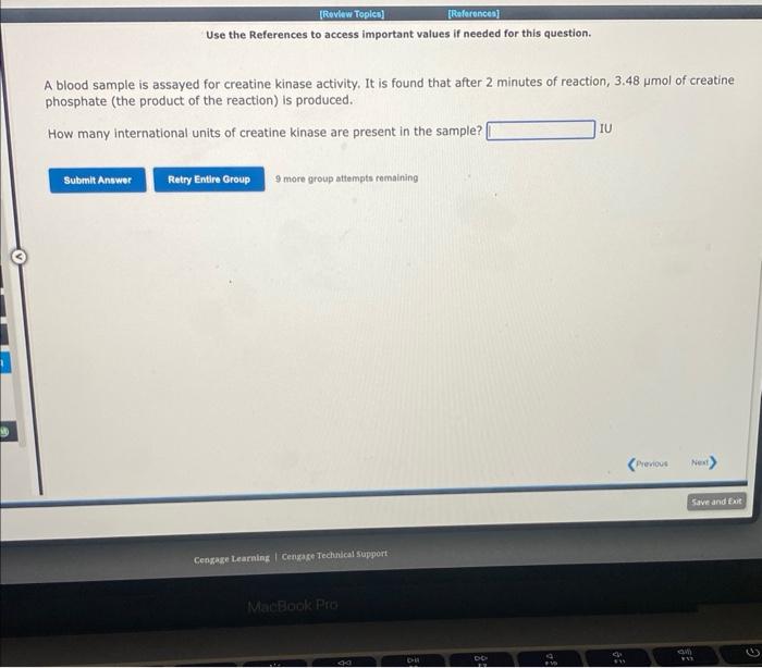  Use the References to access important values if needed for this