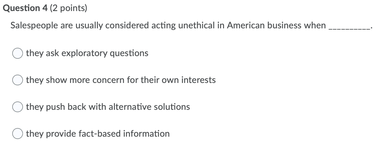 be a key component in O transaction-based selling O low-involvement selling technology