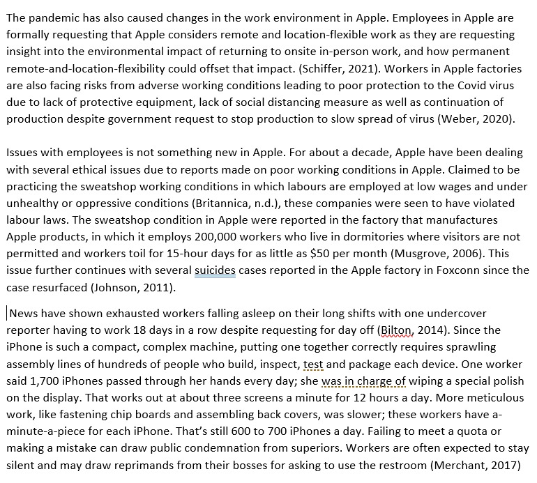  The pandemic has also caused changes in the work environment in