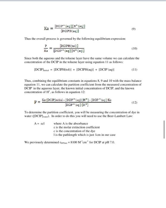 Partition coefficient and transfer free energy Background: As you saw in the