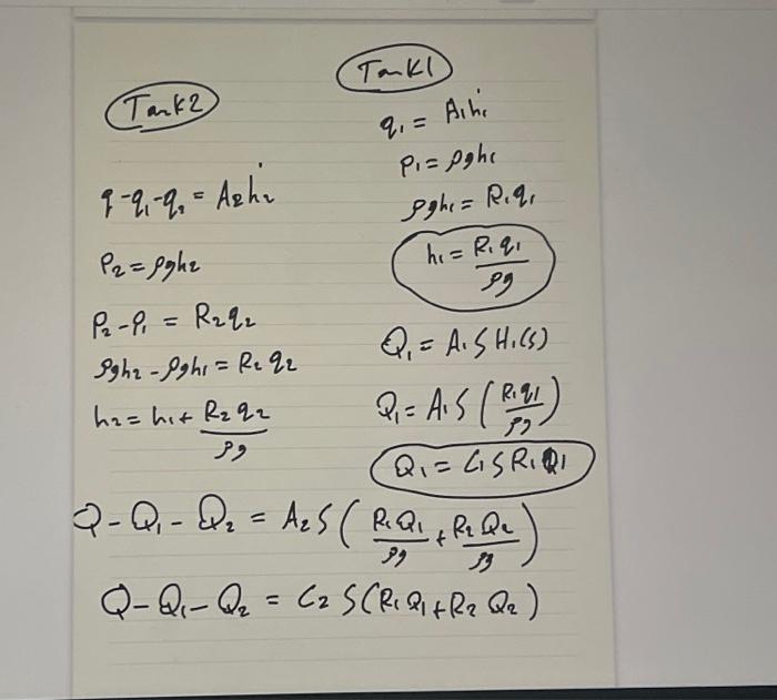 2: (25 points) The following fluid system is given. There are three