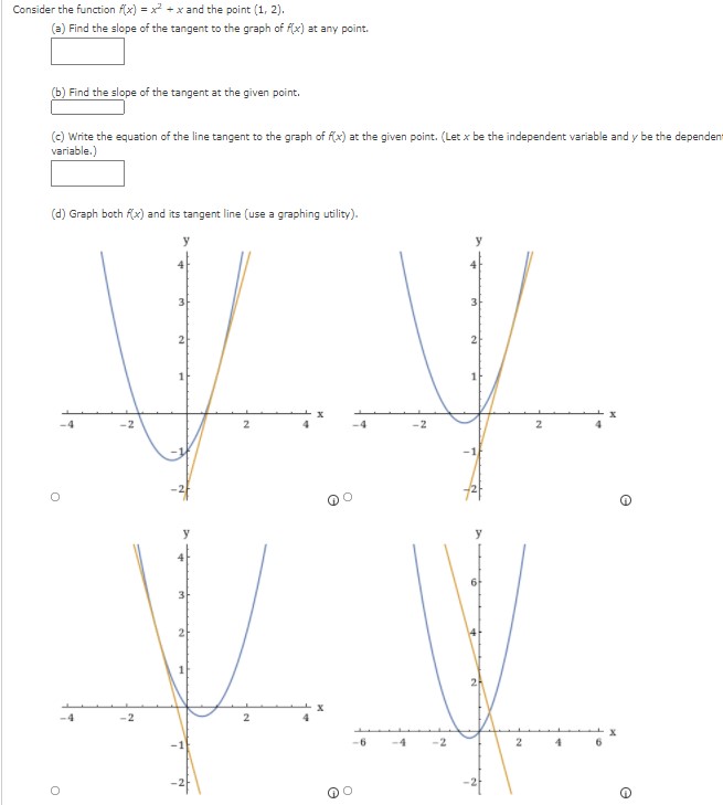 please solve Consider the function f(x) = x2 + x and the