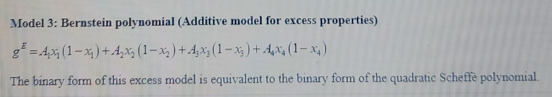 fit quaternary VLE data? It is of interest to see what capabilities