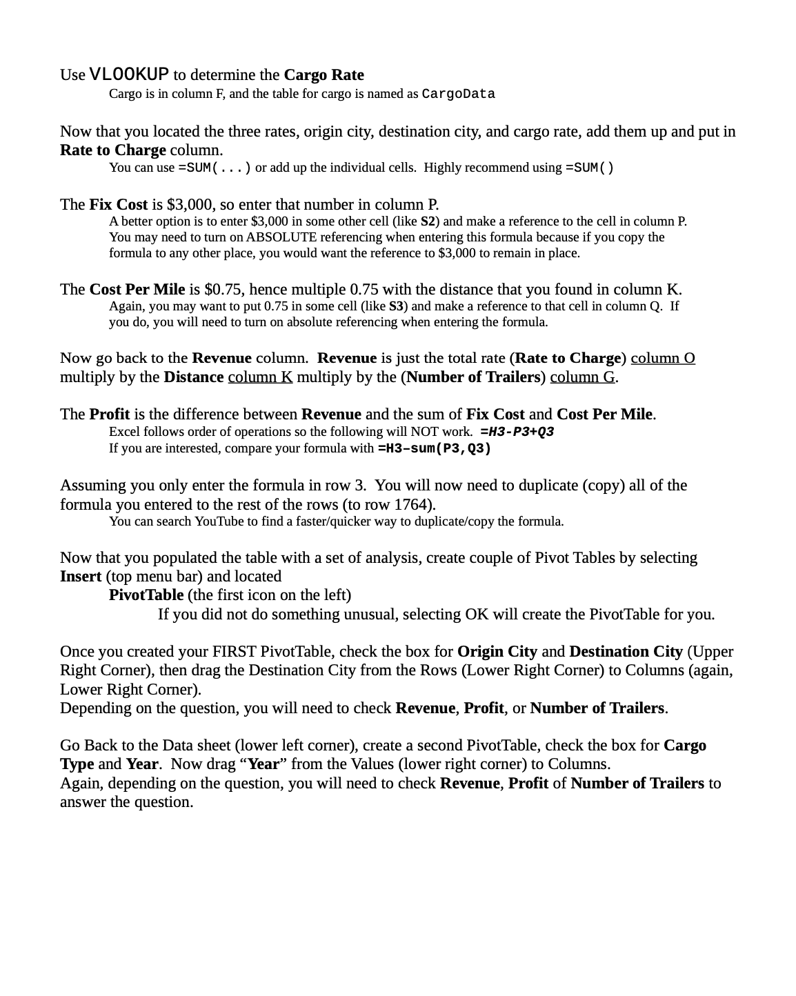 steps to analyze the worksheet before answering the questions. In cell H2