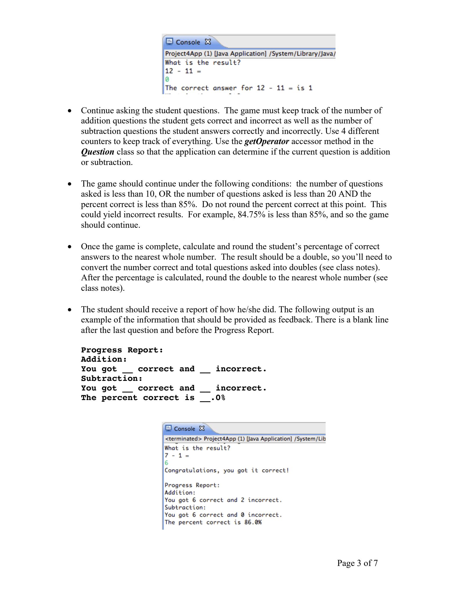picture for assistance.package proj4;/** * * Title: Project 4: Parsing the Question