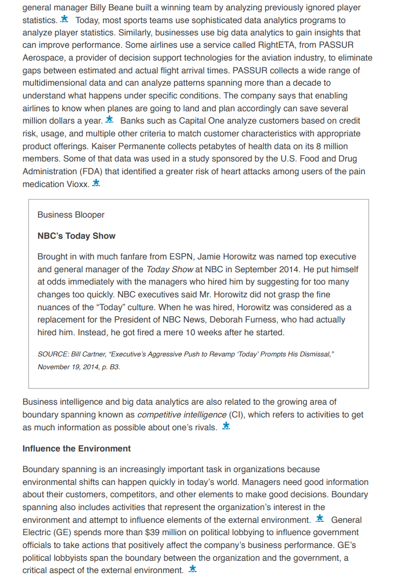 economic, legal/political. The following questions focus on the general environment. -Within the
