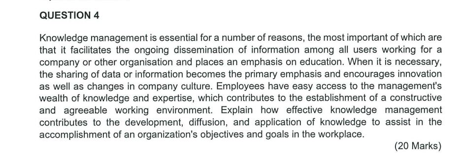subject: Management Information Systems (BADB1023)please help answer below following question.thanks. QUESTION 4
