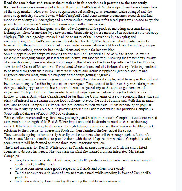 please help me case Read the case below and answer the questions