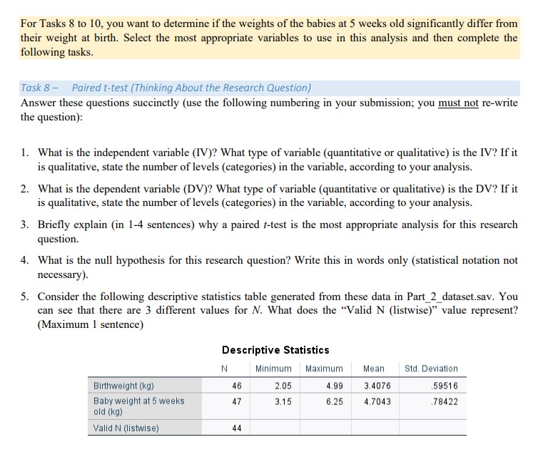 Participant Identification Number (Baby ID) None 11 Right Headcirc Numeric 11 Head