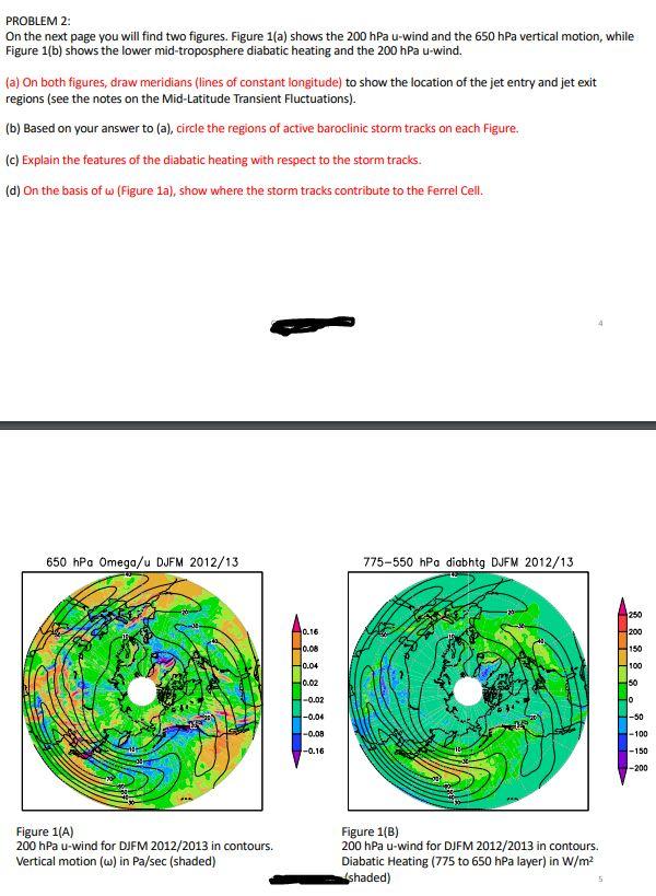  PROBLEM 2: On the next page you will find two figures.