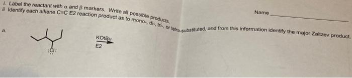 instructions: please help with a, b, c, and d: 1. Label the