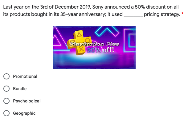 of PlayStation are Nintendo and the Xbox. PlayStation's pricing strategy is very