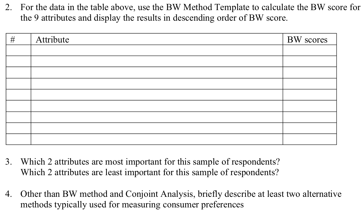 Week 10 weekly practice 2015 2. For the data in the table