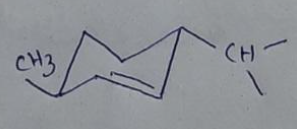  Convert this chair conformation into a normal ring with appropriate stereochemistry