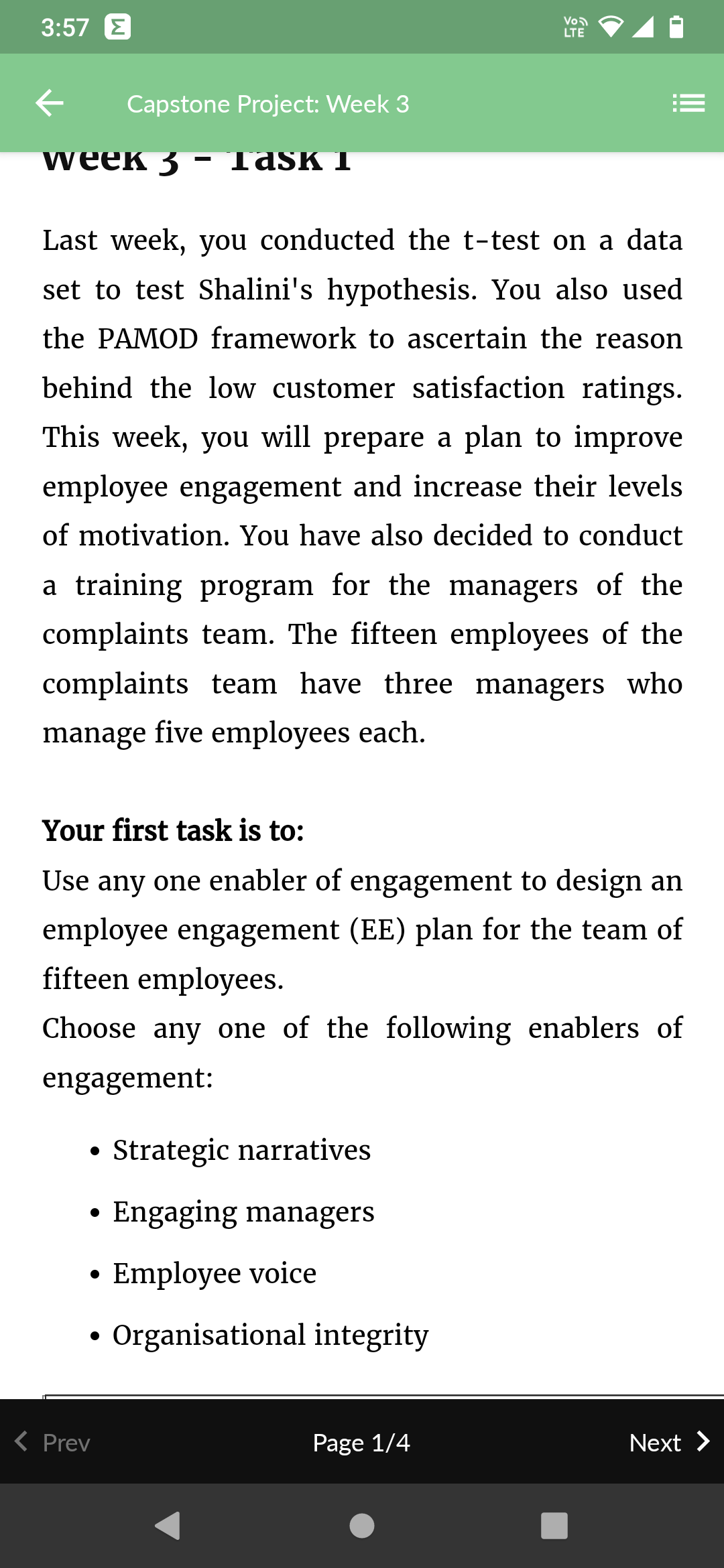 In your EE plan, please remember to mention the following: Which enabler