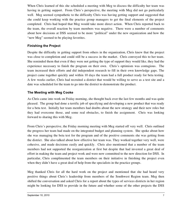 Read the attached case study to answer A and B.SMART GOAL =