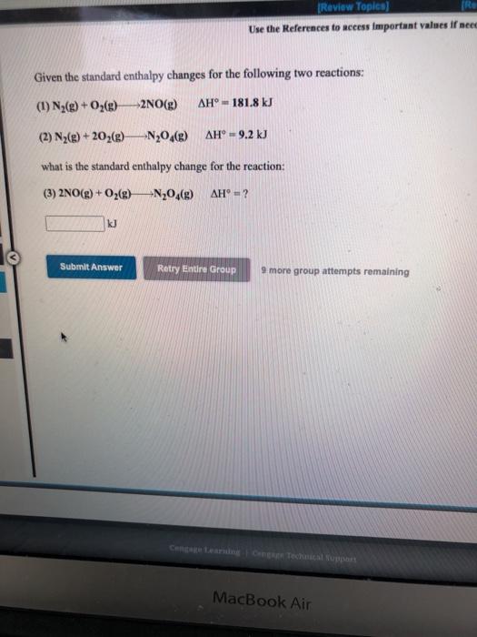  [Review Topics) RE Use the References to access important values if