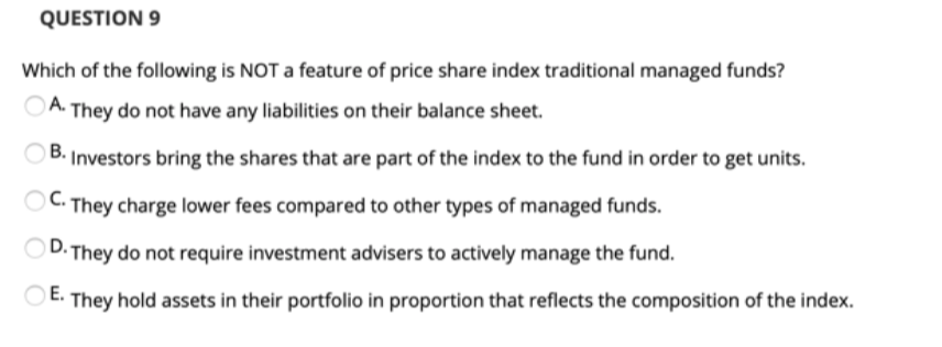 can you please solve these questions for me please QUESTION 9 Which