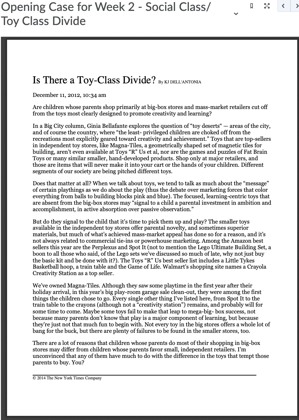 Hi, what do you think this case study is about?I wanted a