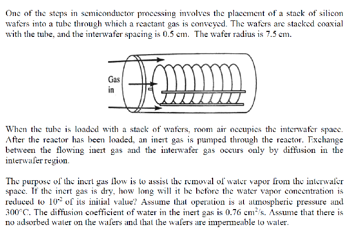  One of the steps in semiconductor processing involves the placement of