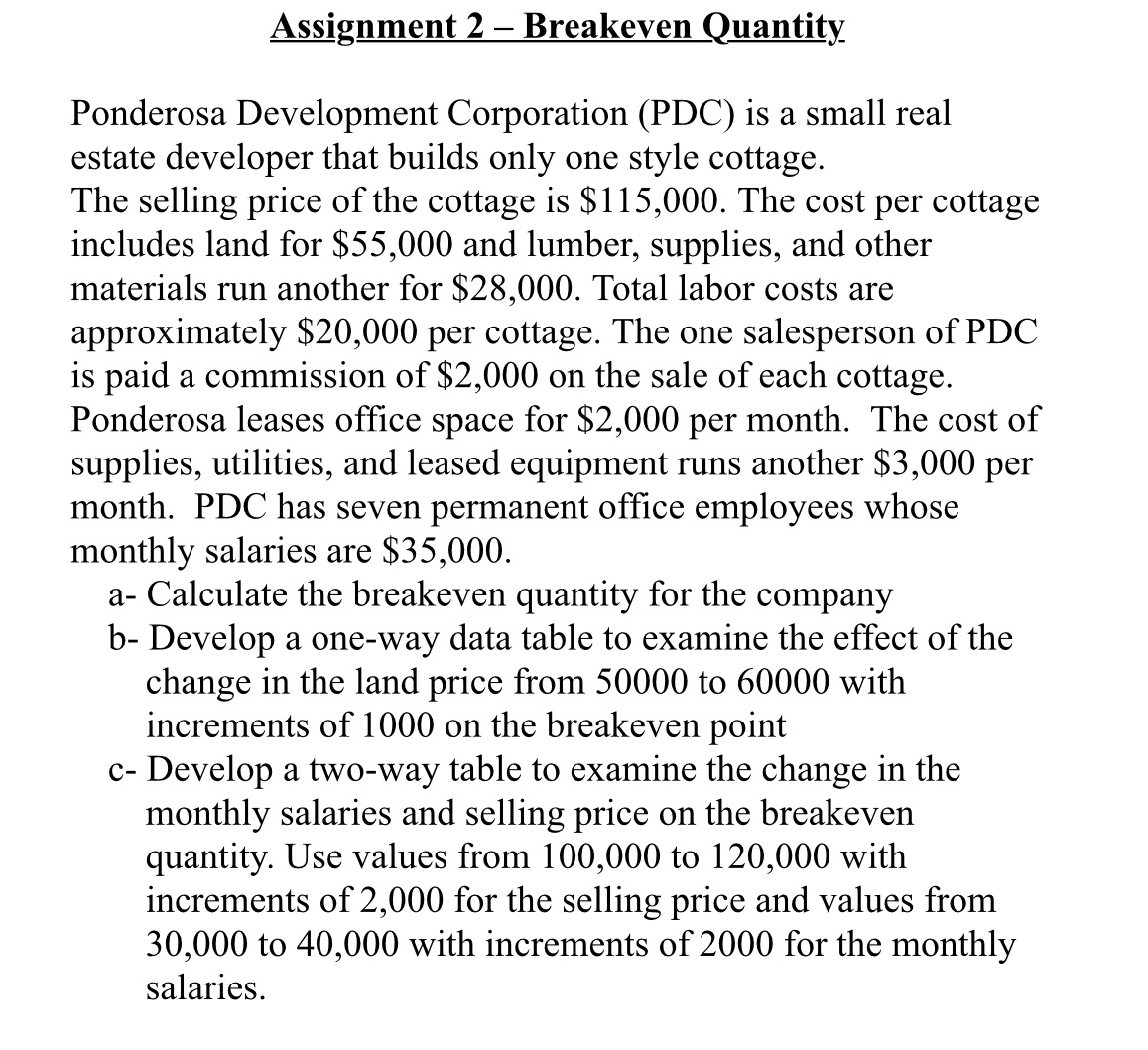 I need it solved in (excel) please with steps and explanationFind the