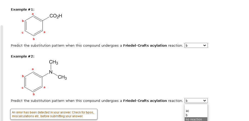 pls answer for both and explaination Example \# 1: Predict the substitution