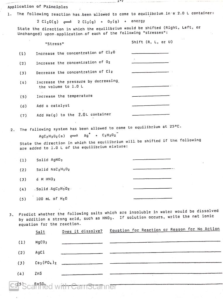 of view. at a time, with mixing. tion and the common ion