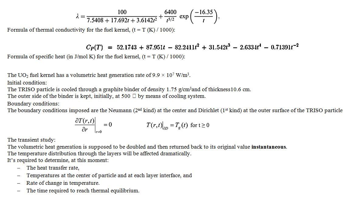 20 elements 40 um thick 8 elements UO, kernel 425 um diameter