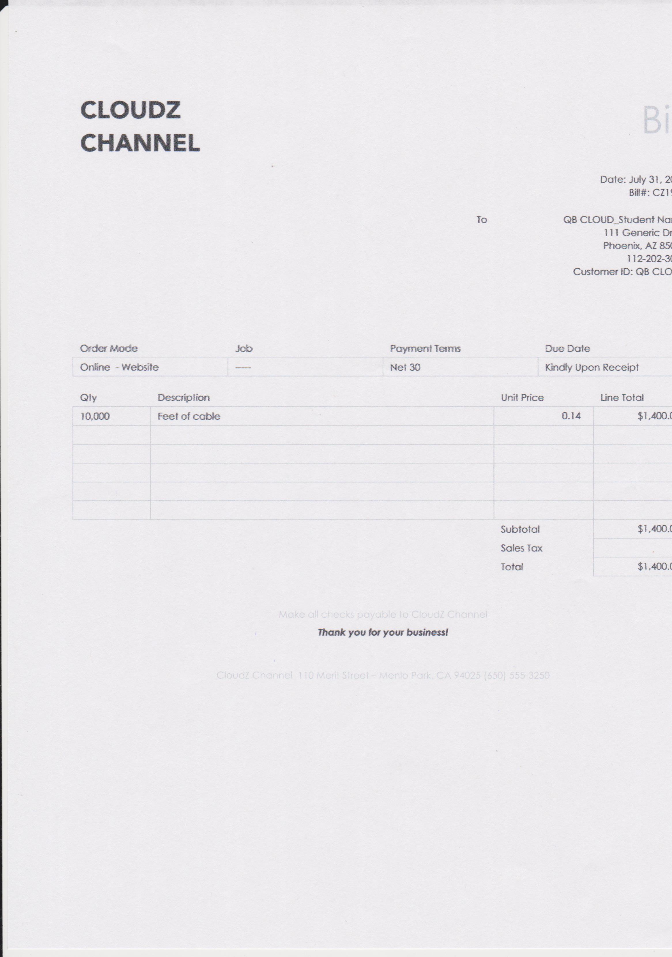 I need some help with this pleaseAs the owner of QB Cloud,