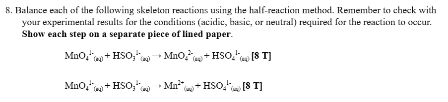 portion of the table empty. Please explain. Please balance these two, I