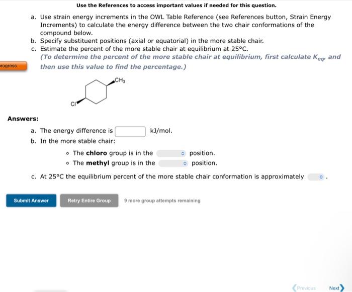  Use the References to access important values if needed for this