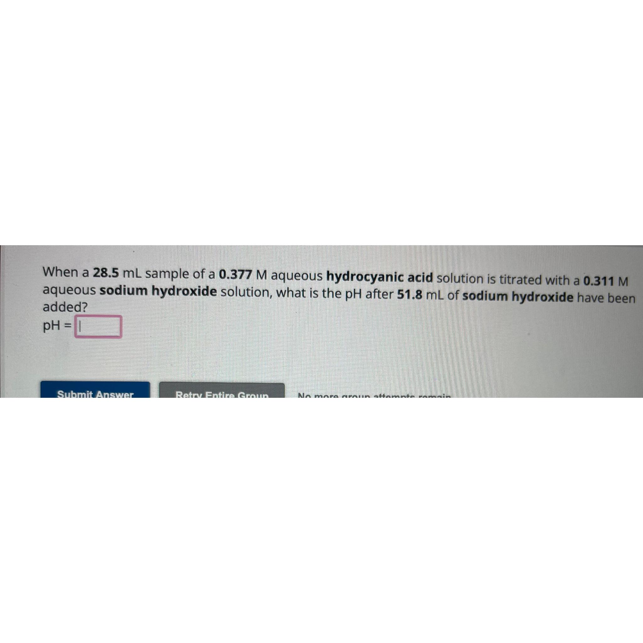  I need help with these question!! When a 28.5mL sample of