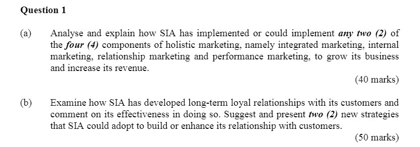  Question 1 (a) Analyse and explain how 31A has implemented or