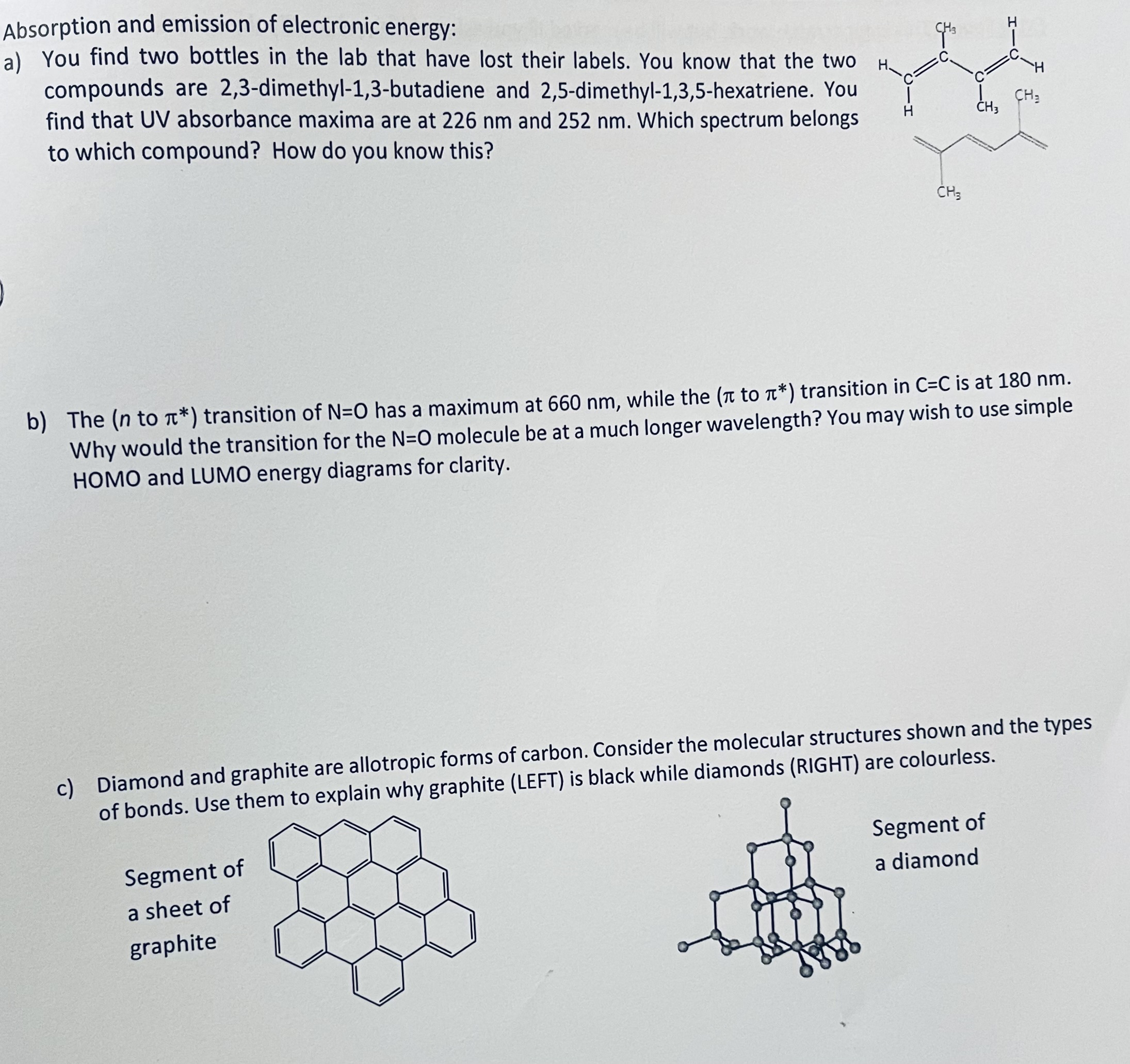  answer EACH PART very clearly please dont make it confusing,this is