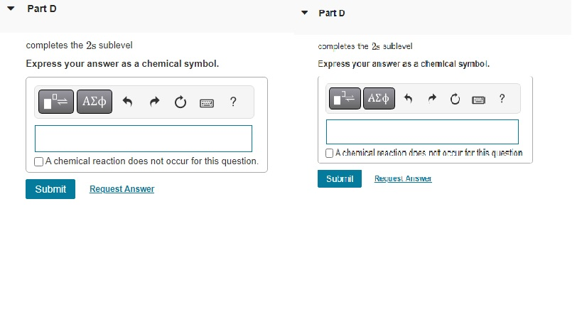  completes the 2 s sublevel combletes the 2 sublewel Express your